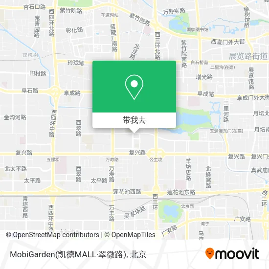 MobiGarden(凯德MALL·翠微路)地图
