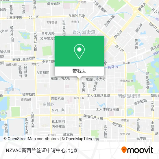 NZVAC新西兰签证申请中心地图