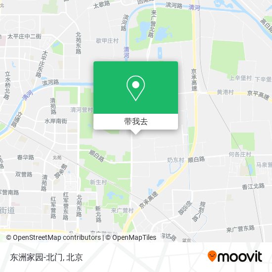 东洲家园-北门地图