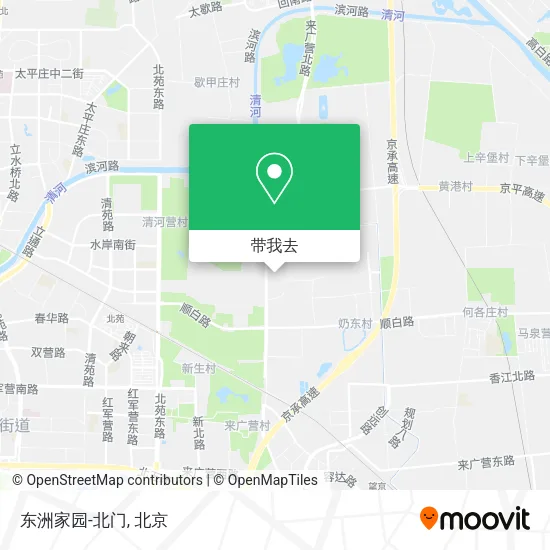 东洲家园-北门地图