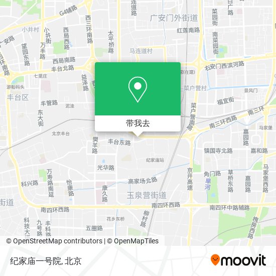 纪家庙一号院地图