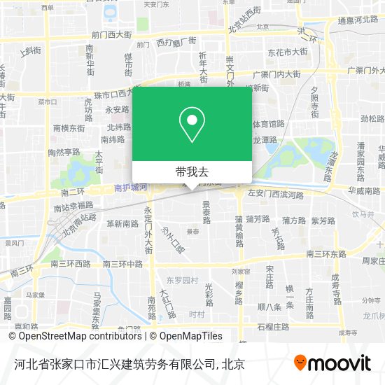 河北省张家口市汇兴建筑劳务有限公司地图