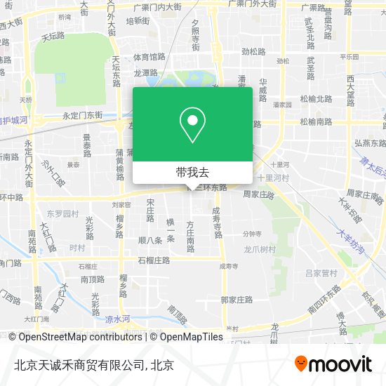 北京天诚禾商贸有限公司地图