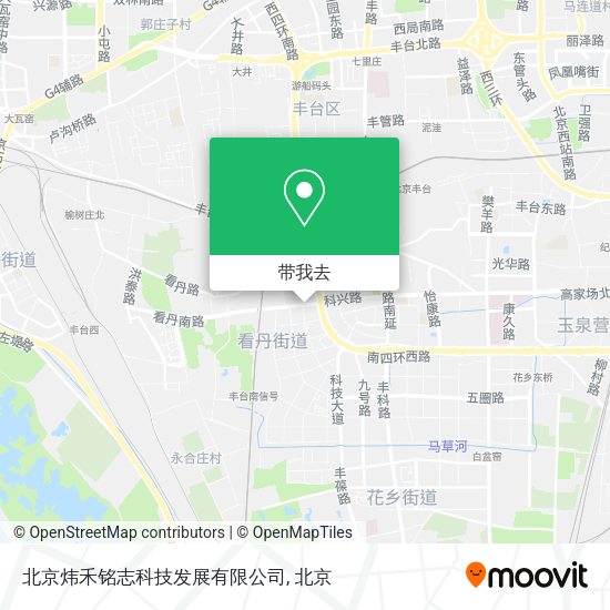 北京炜禾铭志科技发展有限公司地图