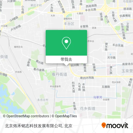 北京炜禾铭志科技发展有限公司地图