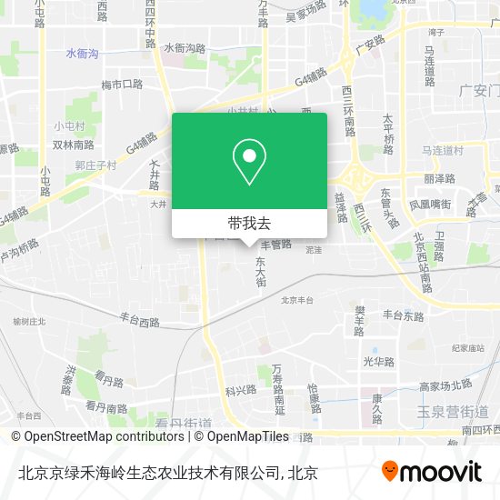 北京京绿禾海岭生态农业技术有限公司地图