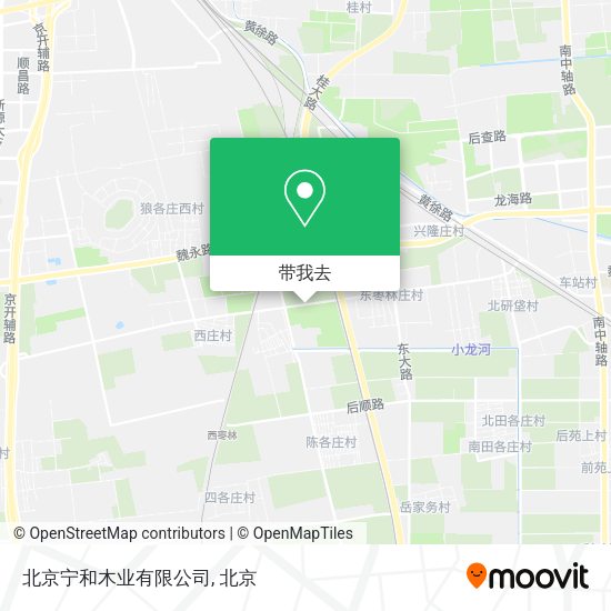 北京宁和木业有限公司地图