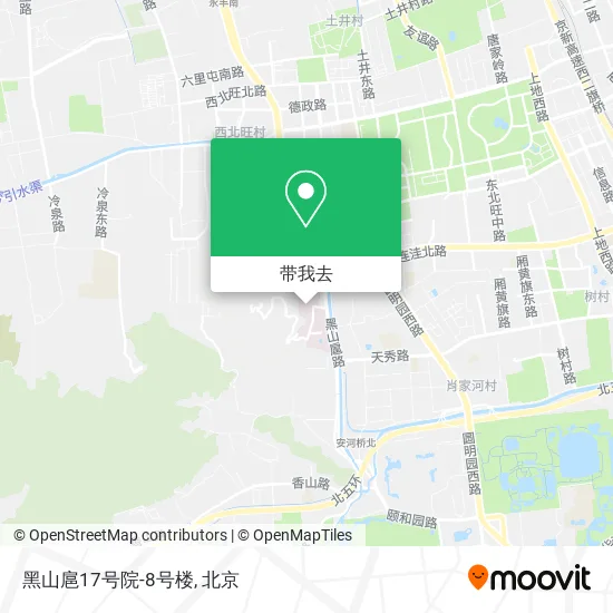 黑山扈17号院-8号楼地图