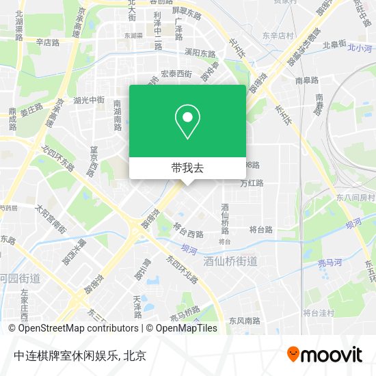中连棋牌室休闲娱乐地图