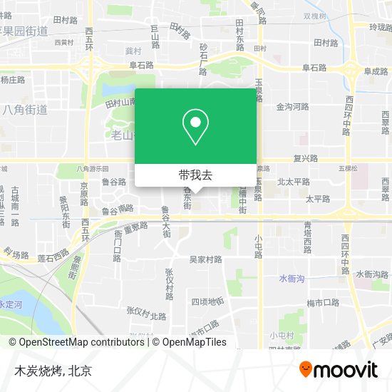 木炭烧烤地图