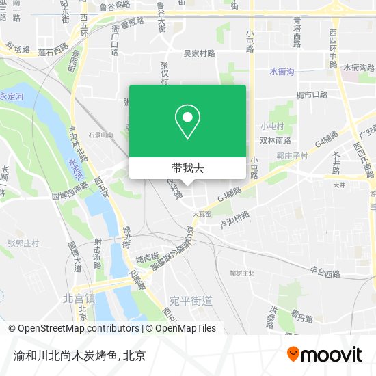 渝和川北尚木炭烤鱼地图