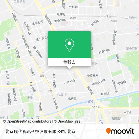 北京现代视讯科技发展有限公司地图