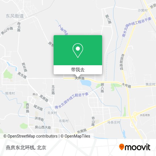 燕房东北环线地图