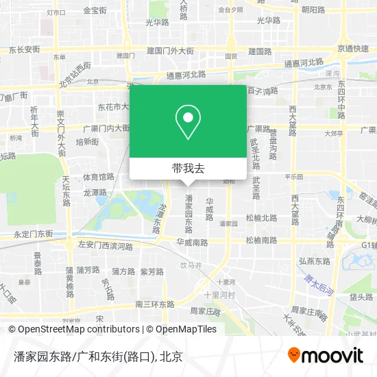 潘家园东路/广和东街(路口)地图