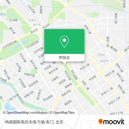 鸿禧国际高尔夫练习场-东门地图