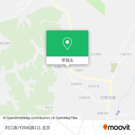 刘江路/Y204(路口)地图