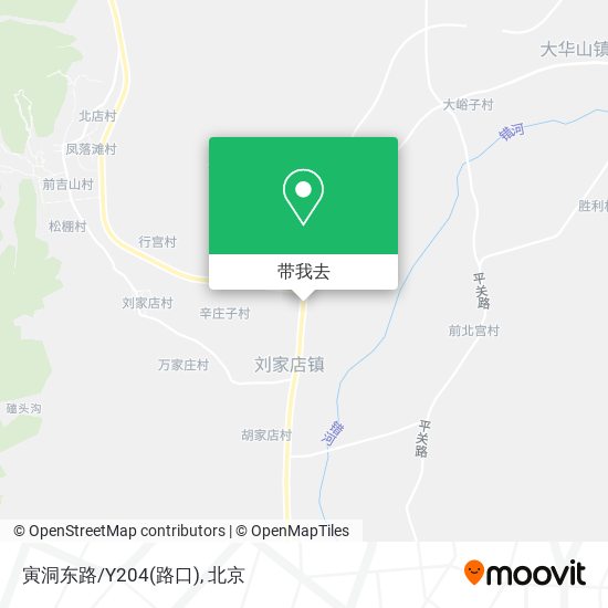 寅洞东路/Y204(路口)地图