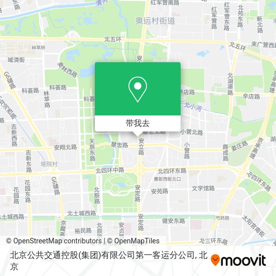 北京公共交通控股(集团)有限公司第一客运分公司地图