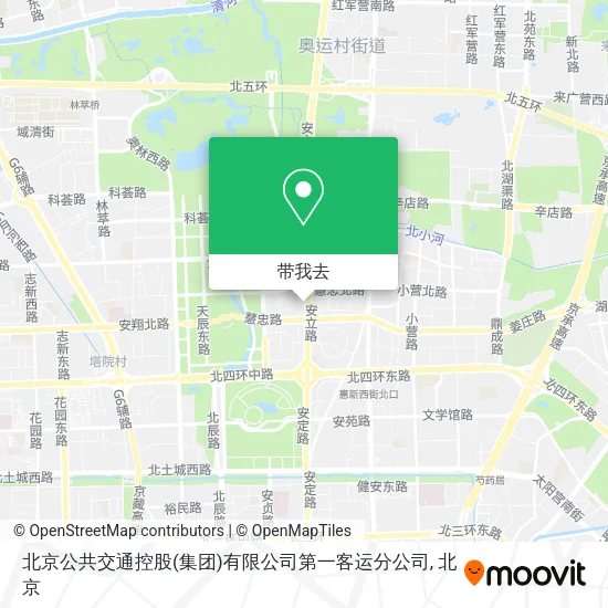 北京公共交通控股(集团)有限公司第一客运分公司地图