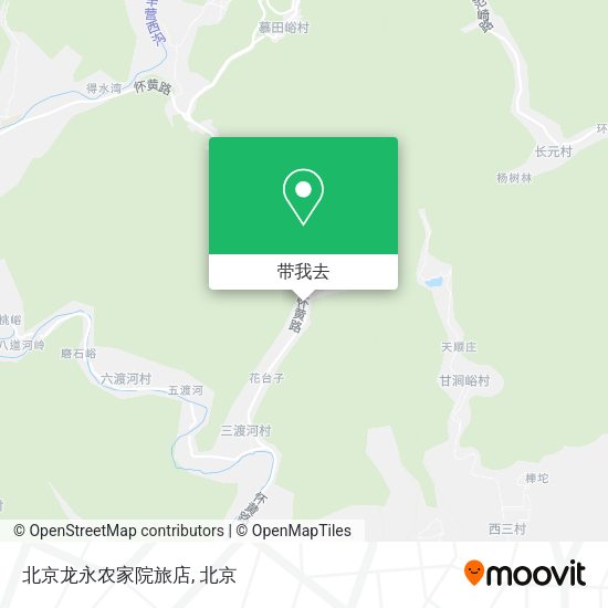 北京龙永农家院旅店地图