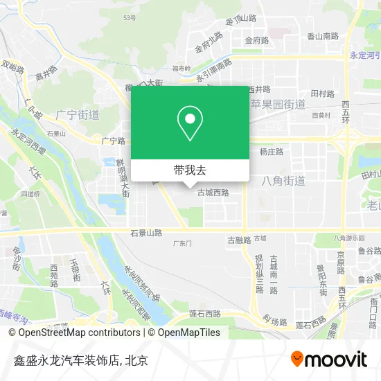 鑫盛永龙汽车装饰店地图