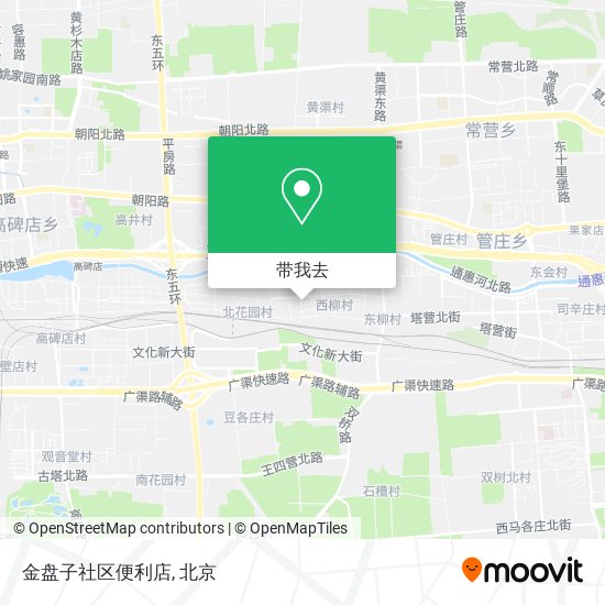 金盘子社区便利店地图