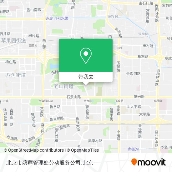 北京市殡葬管理处劳动服务公司地图
