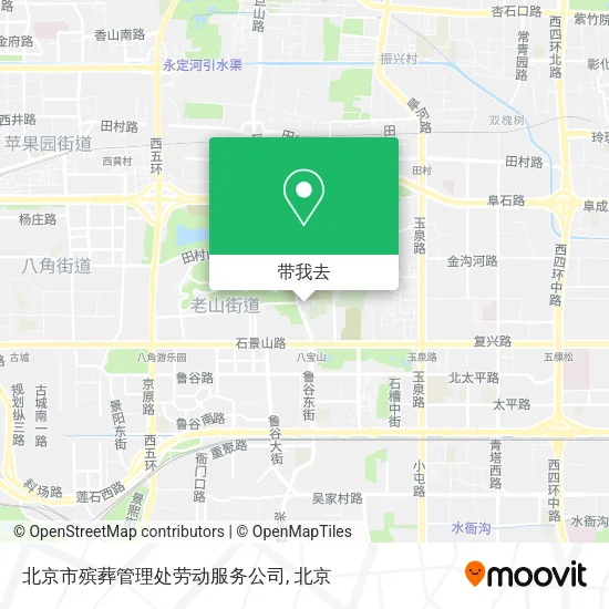 北京市殡葬管理处劳动服务公司地图
