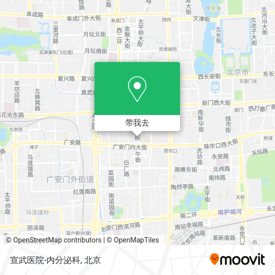 宣武医院-内分泌科地图