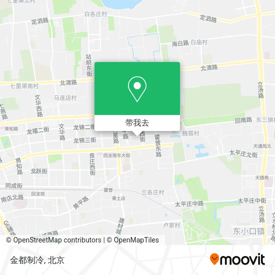 金都制冷地图