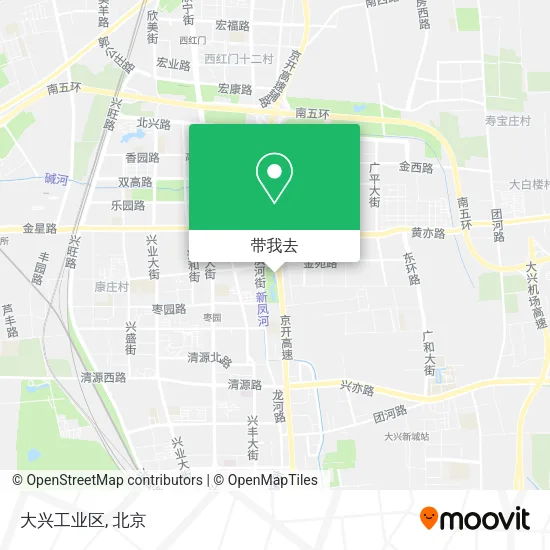 大兴工业区地图