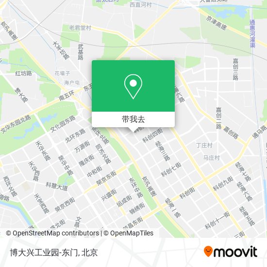 博大兴工业园-东门地图
