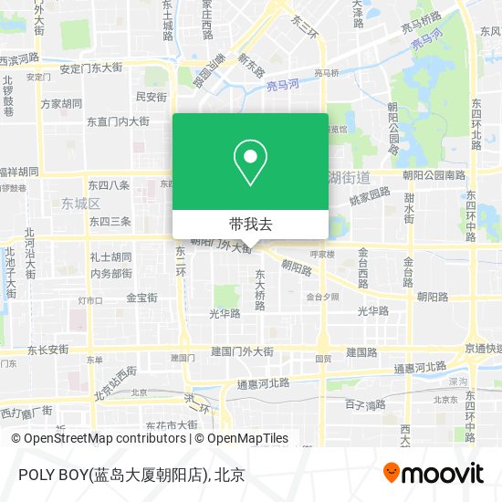 POLY BOY(蓝岛大厦朝阳店)地图