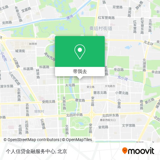 个人信贷金融服务中心地图