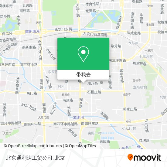 北京通利达工贸公司地图