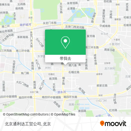 北京通利达工贸公司地图