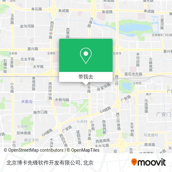 北京博卡先锋软件开发有限公司地图