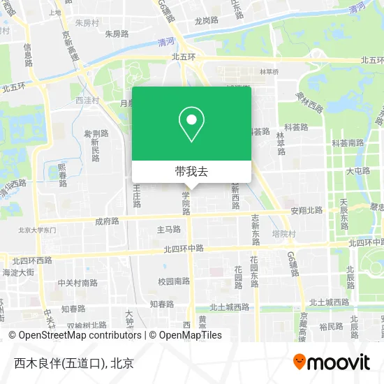 西木良伴(五道口)地图