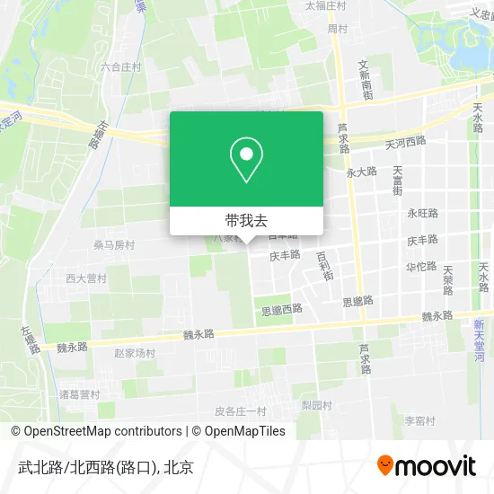 武北路/北西路(路口)地图