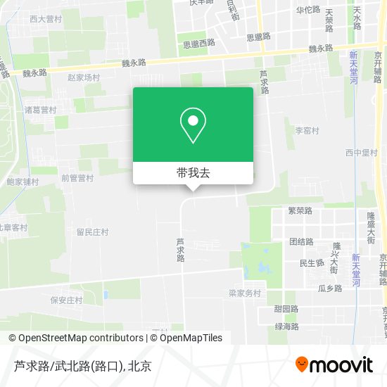 芦求路/武北路(路口)地图