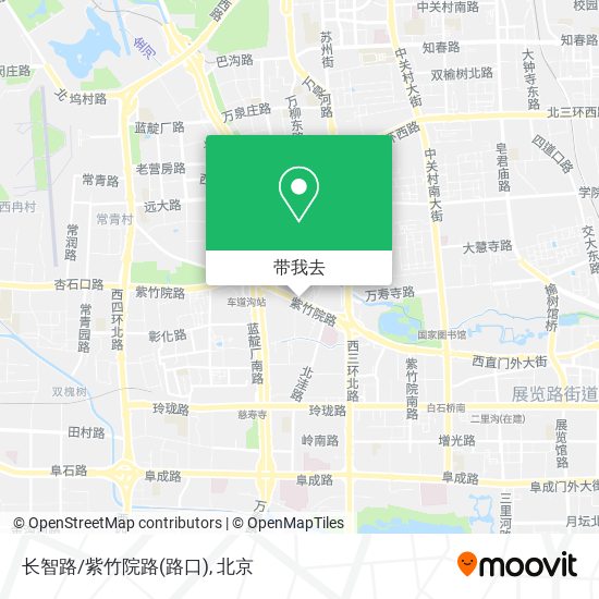 长智路/紫竹院路(路口)地图