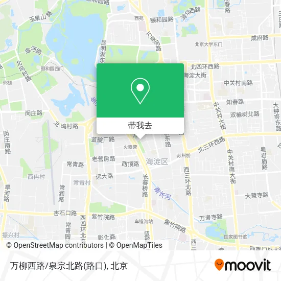 万柳西路/泉宗北路(路口)地图