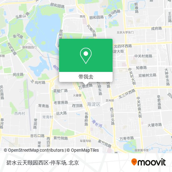 碧水云天颐园西区-停车场地图
