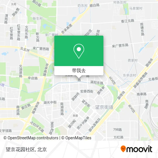 望京花园社区地图
