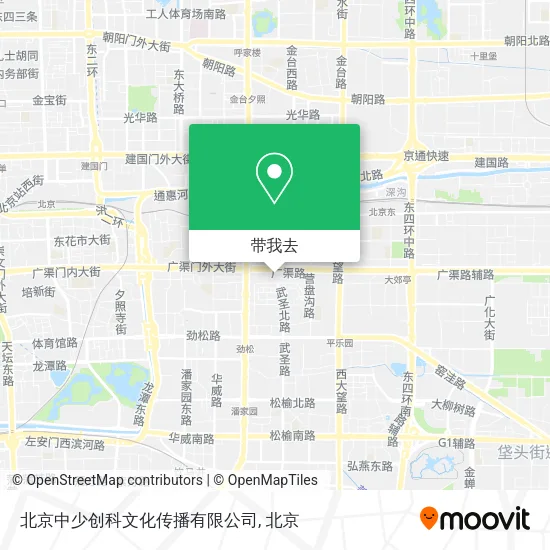北京中少创科文化传播有限公司地图