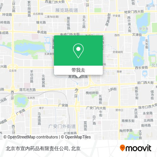 北京市宣内药品有限责任公司地图