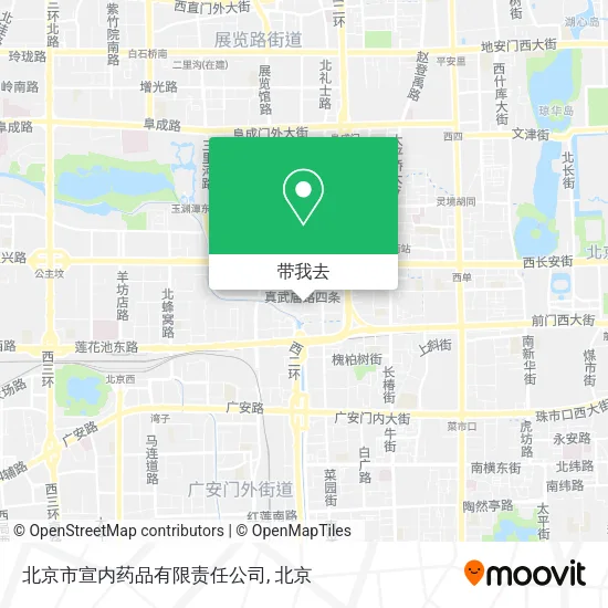 北京市宣内药品有限责任公司地图