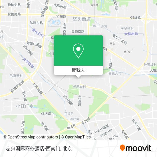 忘归国际商务酒店-西南门地图