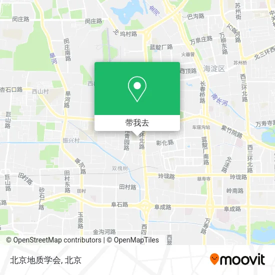 北京地质学会地图