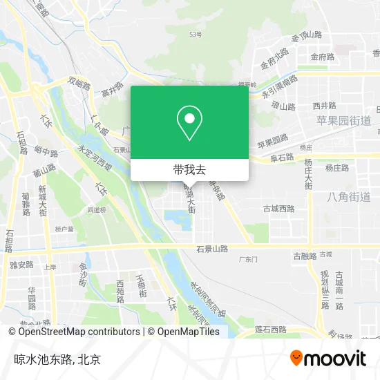 晾水池东路地图